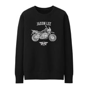 Jaxon Lee Illustration For A Moto Guzzi V85 TT Motorbike Fan Jumper