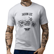 Jaxon Lee Illustration For A Moto Guzzi V7 III Racer Motorbike Fan T-shirt