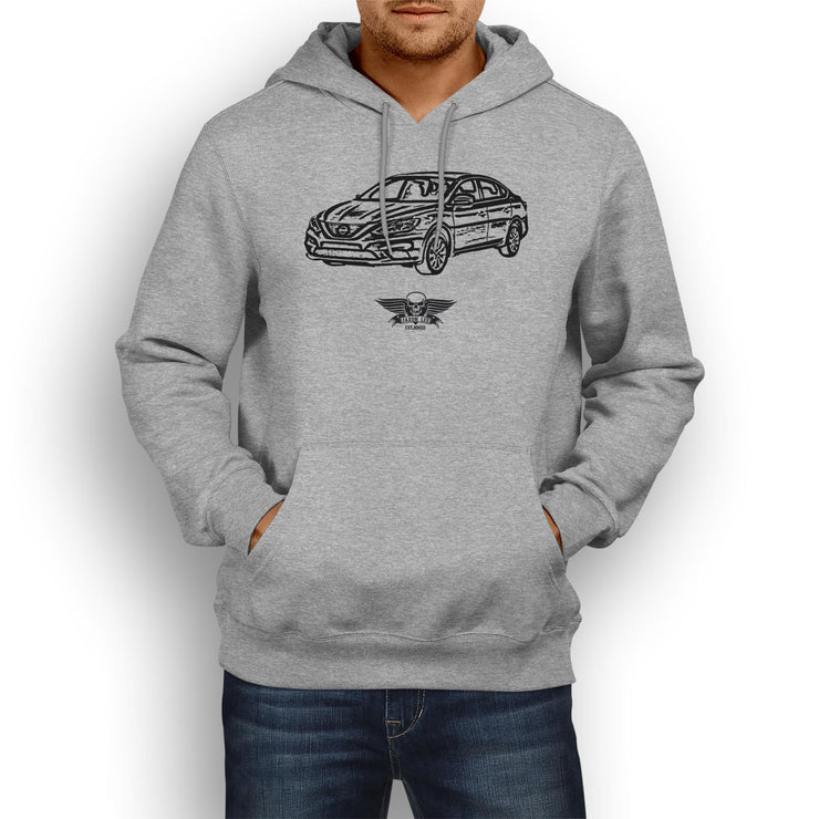 Jaxon Lee Illustration For A Nissan Sentra Motorcar Fan Hoodie