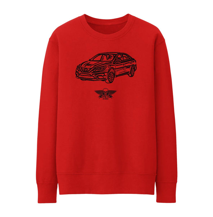 Jaxon Lee Illustration For A Nissan Sentra Motorcar Fan Jumper
