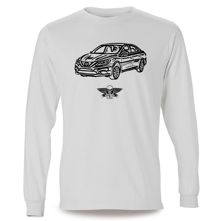 Jaxon Lee Illustration For A Nissan Sentra Motorcar Fan LS-Tshirt