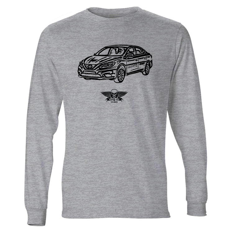 Jaxon Lee Illustration For A Nissan Sentra Motorcar Fan LS-Tshirt