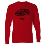 Jaxon Lee Illustration For A Nissan Sentra Motorcar Fan LS-Tshirt