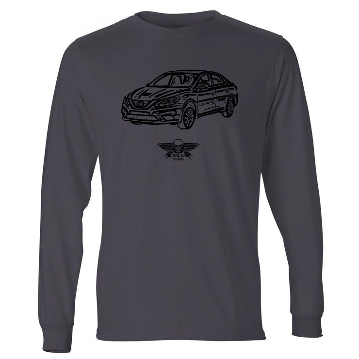 Jaxon Lee Illustration For A Nissan Sentra Motorcar Fan LS-Tshirt