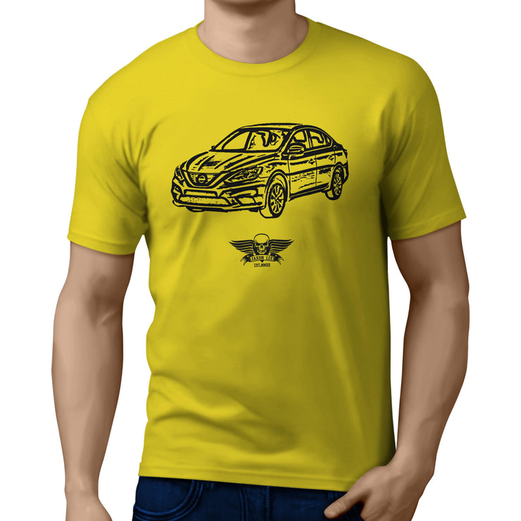 Jaxon Lee Illustration For A Nissan Sentra Motorcar Fan T-shirt