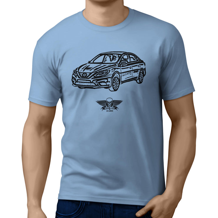 Jaxon Lee Illustration For A Nissan Sentra Motorcar Fan T-shirt