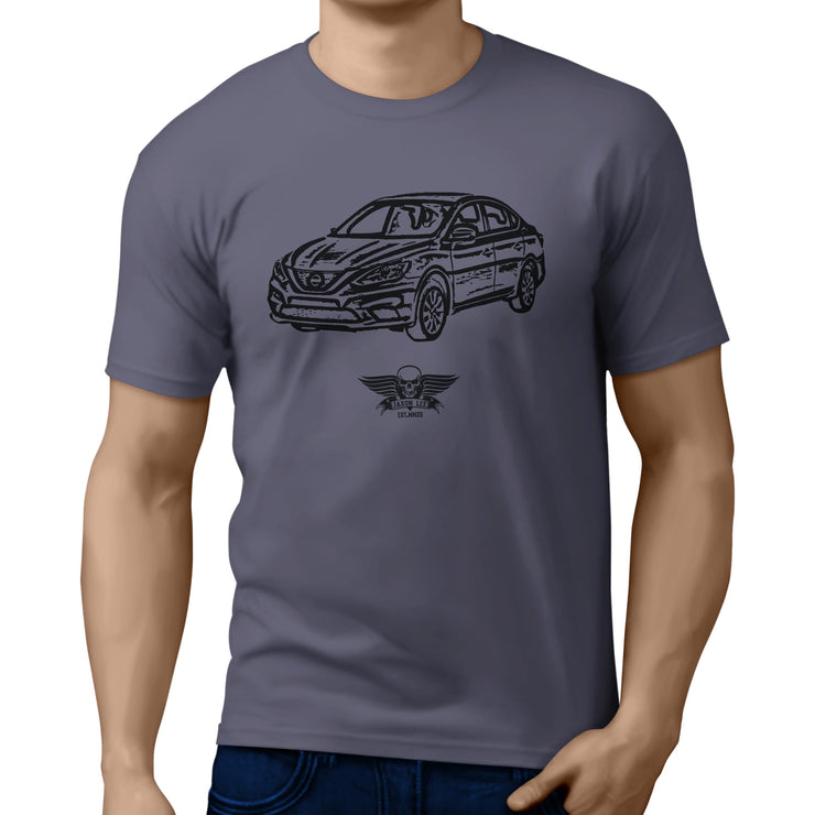 Jaxon Lee Illustration For A Nissan Sentra Motorcar Fan T-shirt