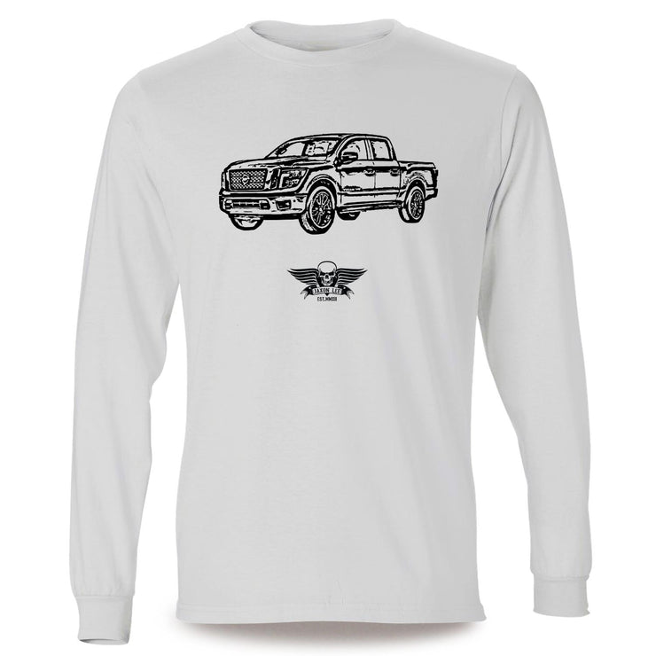 Jaxon Lee Illustration For A Nissan Titan Motorcar Fan LS-Tshirt