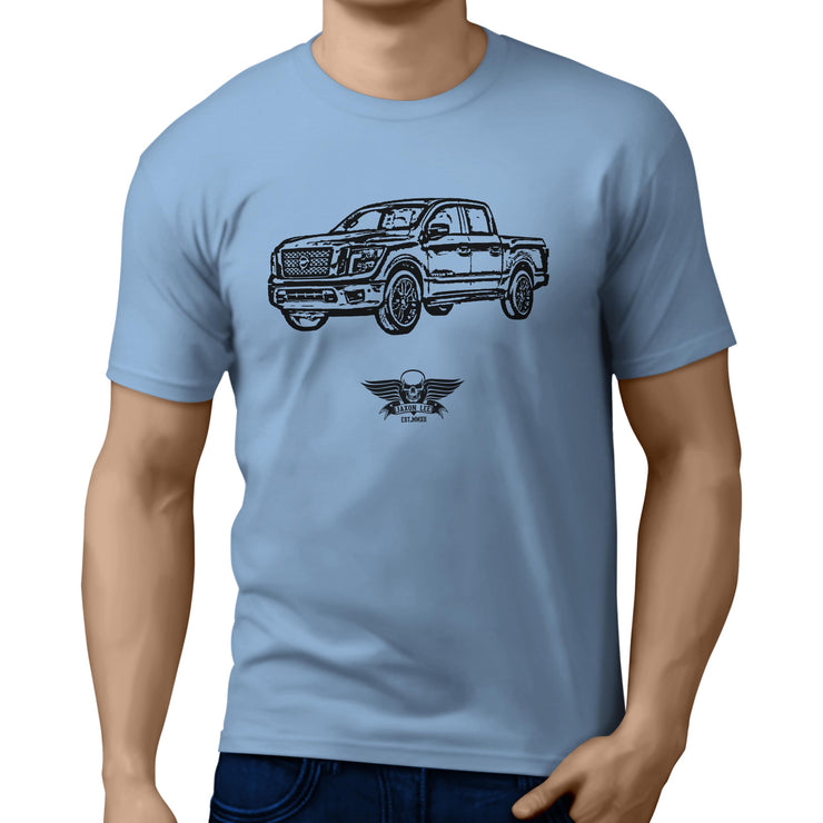 Jaxon Lee Illustration For A Nissan Titan Motorcar Fan T-shirt