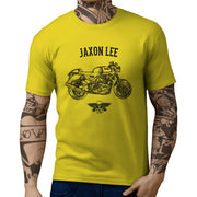 Jaxon Lee Illustration For A Norton Commando 961 Sport Motorbike Fan T-shirt