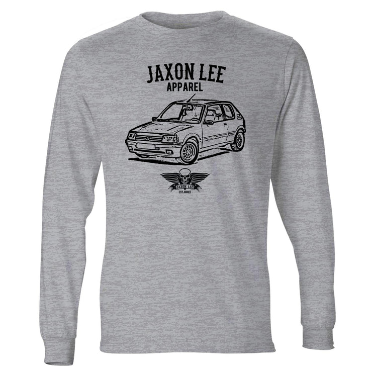 Jaxon Lee Illustration For A Peugeot 205 GTI Motorcar Fan LS-Tshirt