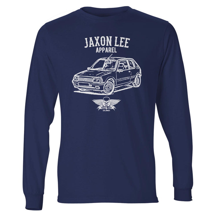 Jaxon Lee Illustration For A Peugeot 205 GTI Motorcar Fan LS-Tshirt