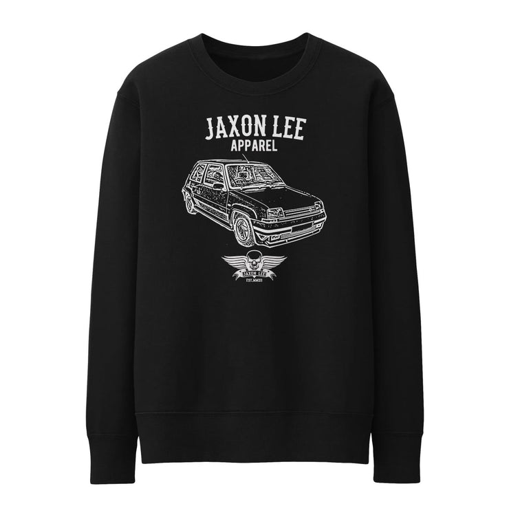 Jaxon Lee Illustration For A Renault 5 GT Turbo Motorcar Fan Jumper
