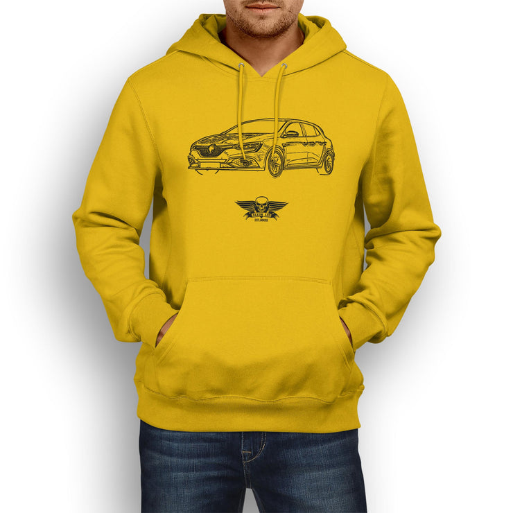 Jaxon Lee Illustration For A Renault Megane RS Trophy Motorcar Fan Hoodie