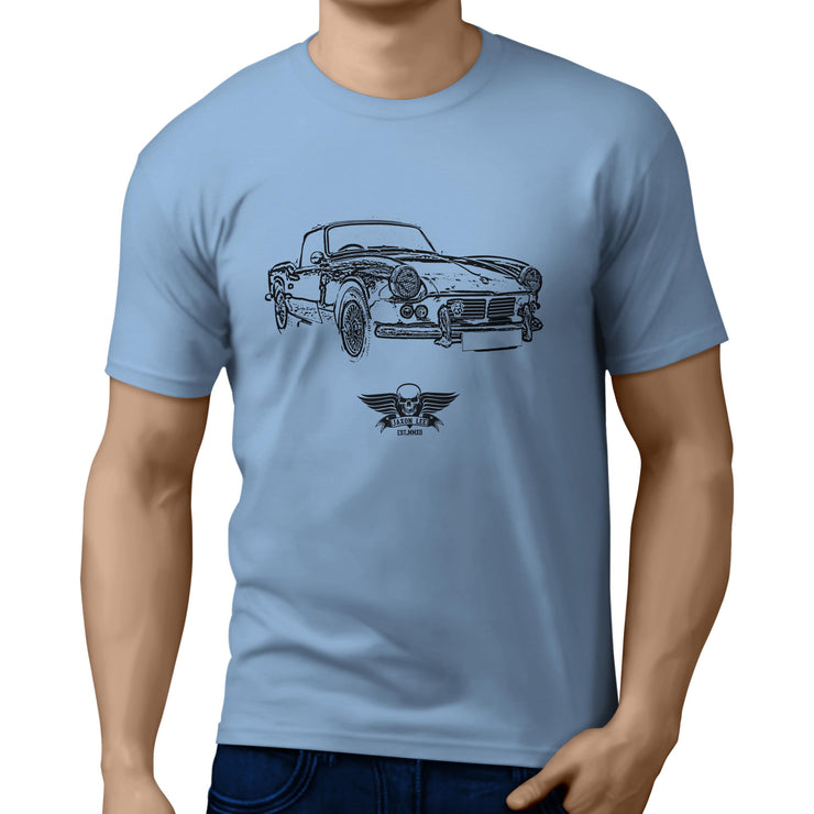 Jaxon Lee Illustration For A Triumph Spitfire Mk2 1965 Motorcar Fan T-shirt