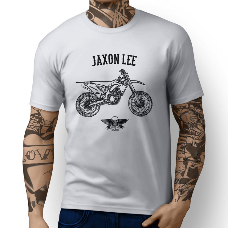 Jaxon Lee Illustration For A Suzuki RMZ 450 2016 Motorbike Fan T-shirt
