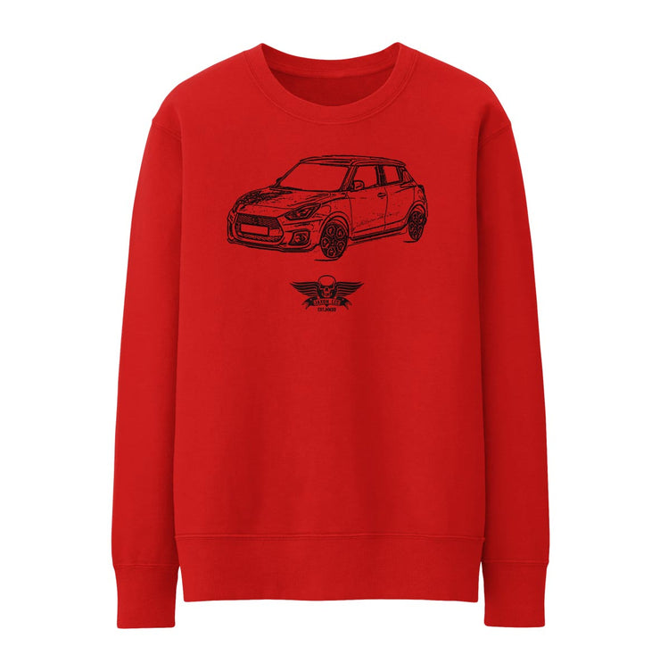 Jaxon Lee Illustration For A Suzuki Swift Sport Motorcar Fan Jumper