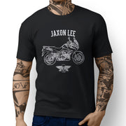 Jaxon Lee Illustration For A Suzuki V Strom 1000 2012 Motorbike Fan T-shirt