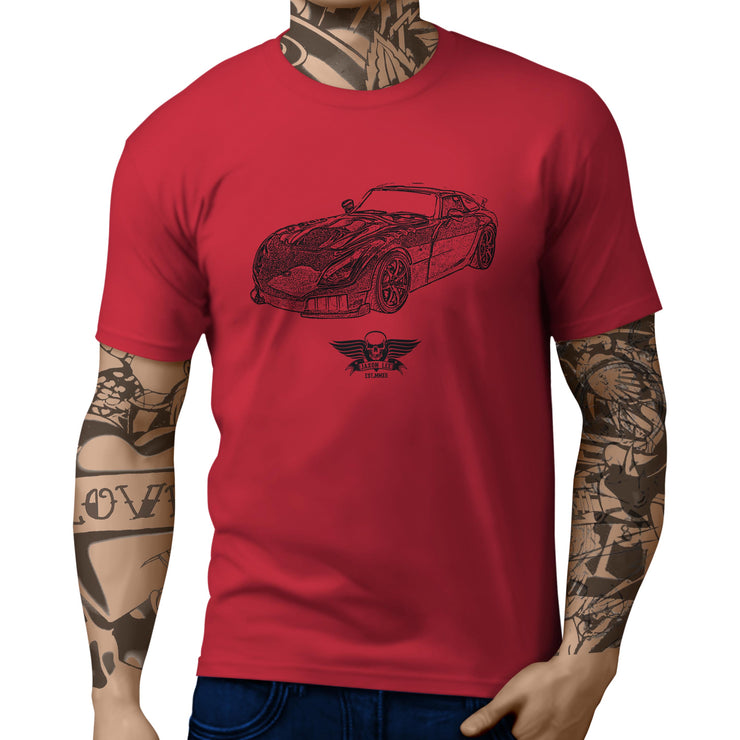 Jaxon Lee Illustration For A TVR Sagaris Motorcar Fan T-shirt