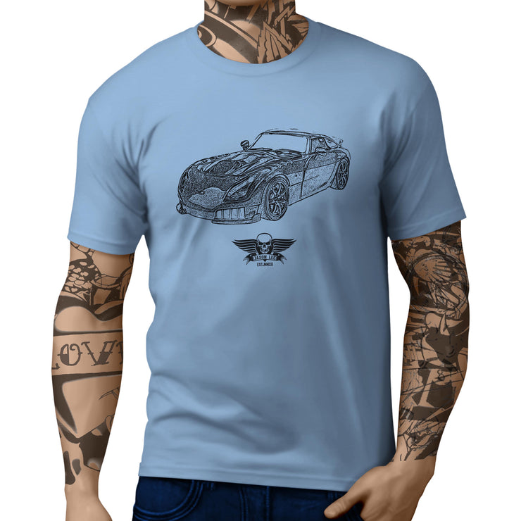 Jaxon Lee Illustration For A TVR Sagaris Motorcar Fan T-shirt