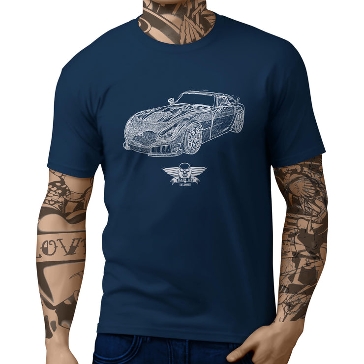 Jaxon Lee Illustration For A TVR Sagaris Motorcar Fan T-shirt