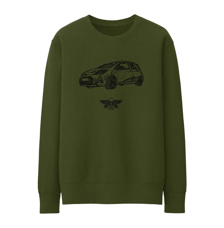 Jaxon Lee Illustration For A Toyota Yaris GRMN Motorcar Fan Jumper