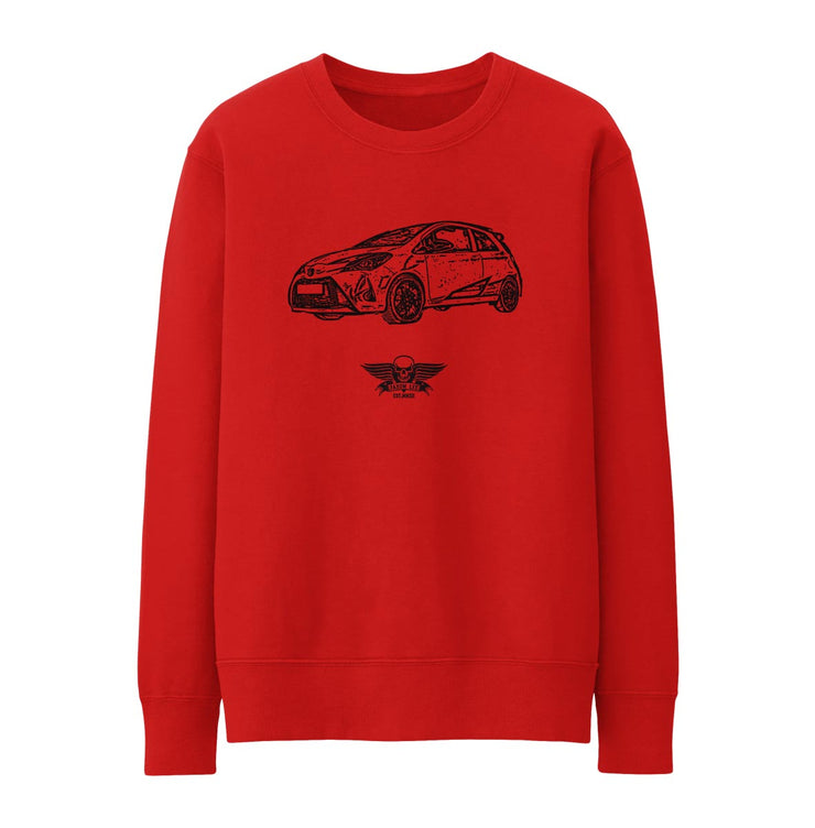 Jaxon Lee Illustration For A Toyota Yaris GRMN Motorcar Fan Jumper