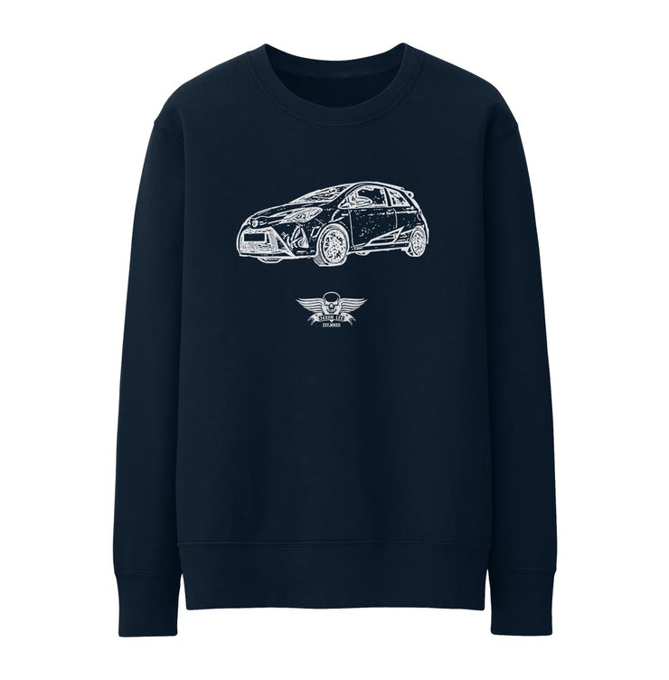 Jaxon Lee Illustration For A Toyota Yaris GRMN Motorcar Fan Jumper