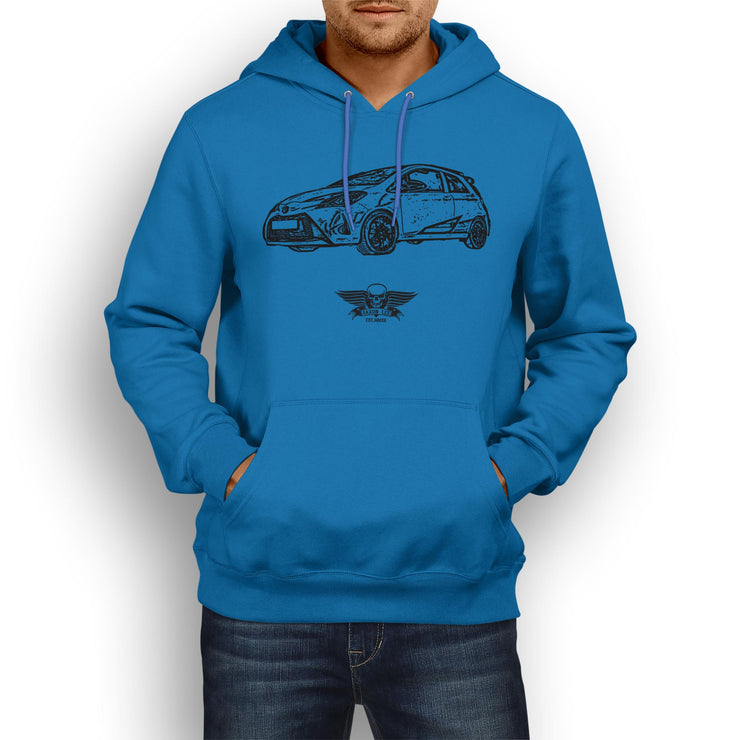 Jaxon Lee Illustration For A Toyota Yaris GRMN Motorcar Fan Hoodie