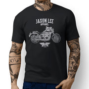 Jaxon Lee Art Tee aimed at fans of Triumph America Motorbike