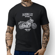 Jaxon Lee Art Tee aimed at fans of Triumph Bonneville T120 Motorbike