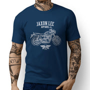 Jaxon Lee Art Tee aimed at fans of Triumph Bonneville T120 Black Motorbike