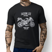 Jaxon Lee Art Tee aimed at fans of Triumph Daytona 675 Motorbike