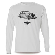 Jaxon Lee Illustration For A Triumph Renown 1952 Motorcar Fan LS-Tshirt