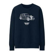 Jaxon Lee Illustration For A Triumph Renown 1952 Motorcar Fan Jumper