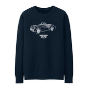 Jaxon Lee Illustration For A Triumph TR3 B 1962 Motorcar Fan Jumper