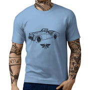 Jaxon Lee Illustration For A Triumph TR3 B 1962 Motorcar Fan T-shirt