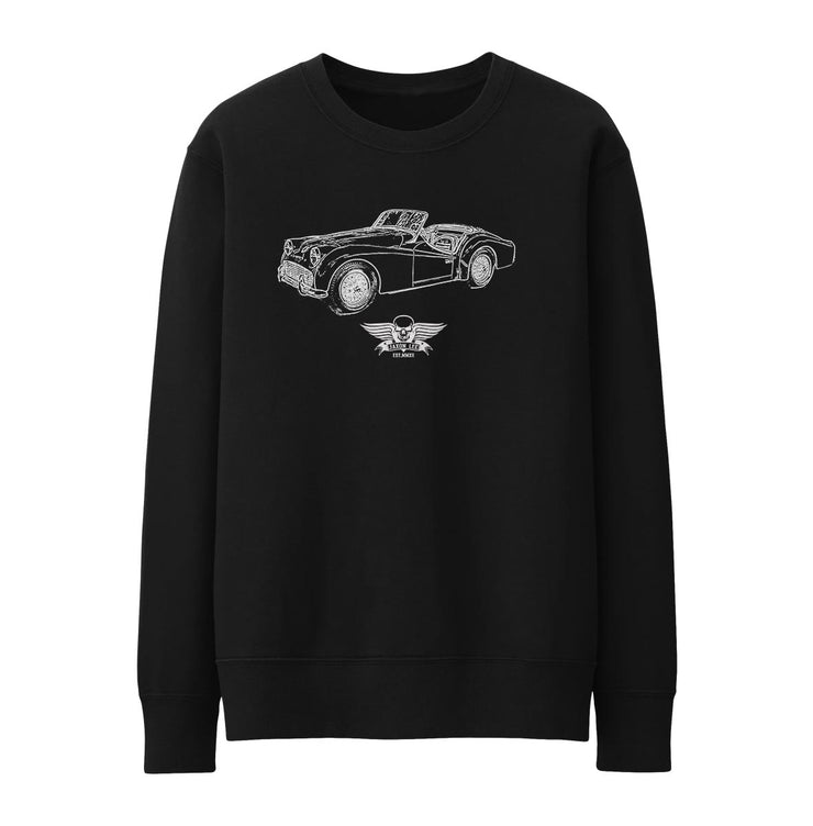 Jaxon Lee Illustration For A Triumph TR3 B 1962 Motorcar Fan Jumper