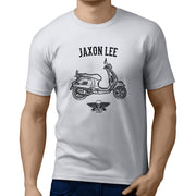 Jaxon Lee Illustration For A Vespa GTS 300 Motorbike Fan T-shirt