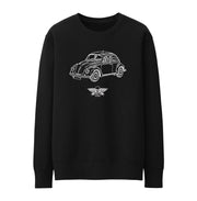 Jaxon Lee illustration for a Volkswagen 1968 Beetle 1500 Limousine fan Jumper