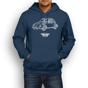 Jaxon Lee illustration for a Volkswagen 1968 Beetle 1500 Limousine fan Hoodie