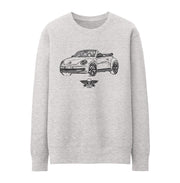 Jaxon Lee illustration for a Volkswagen Beetle Cabriolet Motorcar fan Jumper