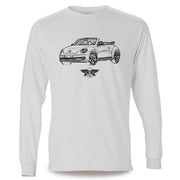 Jaxon Lee illustration for a Volkswagen Beetle Cabriolet Motorcar fan LS-Tshirt