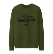 Jaxon Lee illustration for a Volkswagen Beetle Cabriolet Motorcar fan Jumper