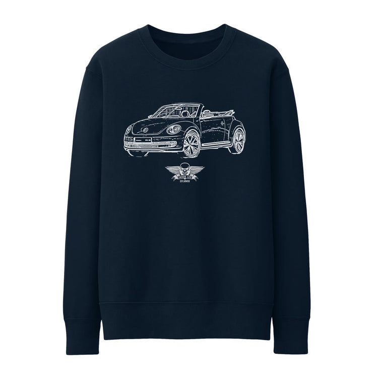 Jaxon Lee illustration for a Volkswagen Beetle Cabriolet Motorcar fan Jumper