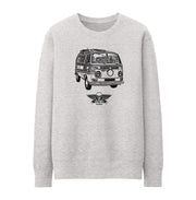 Jaxon Lee illustration for a Volkswagen Campervan 1968 fan Jumper