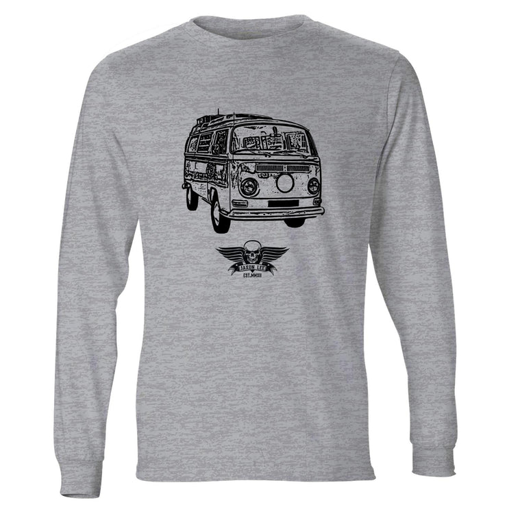 Jaxon Lee illustration for a Volkswagen Campervan 1968 fan LS-Tshirt