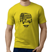 Jaxon Lee illustration for a Volkswagen Campervan 1968 fan T-shirt