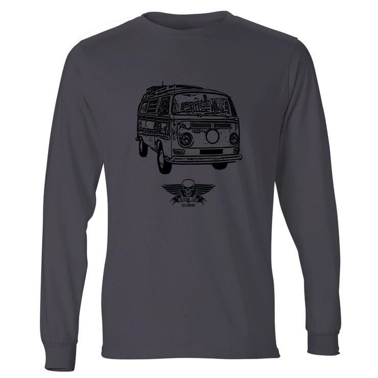Jaxon Lee illustration for a Volkswagen Campervan 1968 fan LS-Tshirt