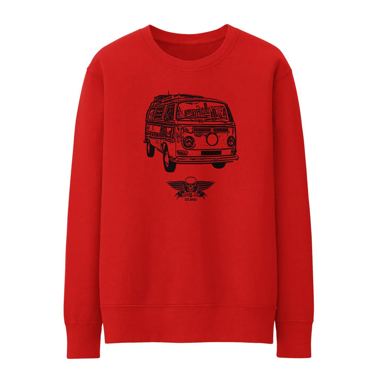 Jaxon Lee illustration for a Volkswagen Campervan 1968 fan Jumper